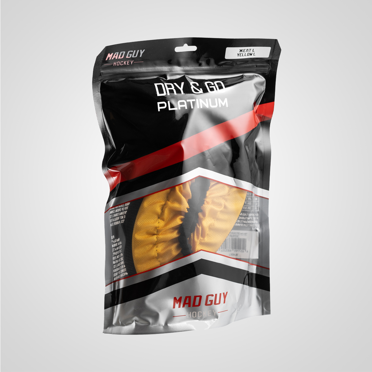Чехлы для коньков Mad Guy Dry&Go Platinum желтый