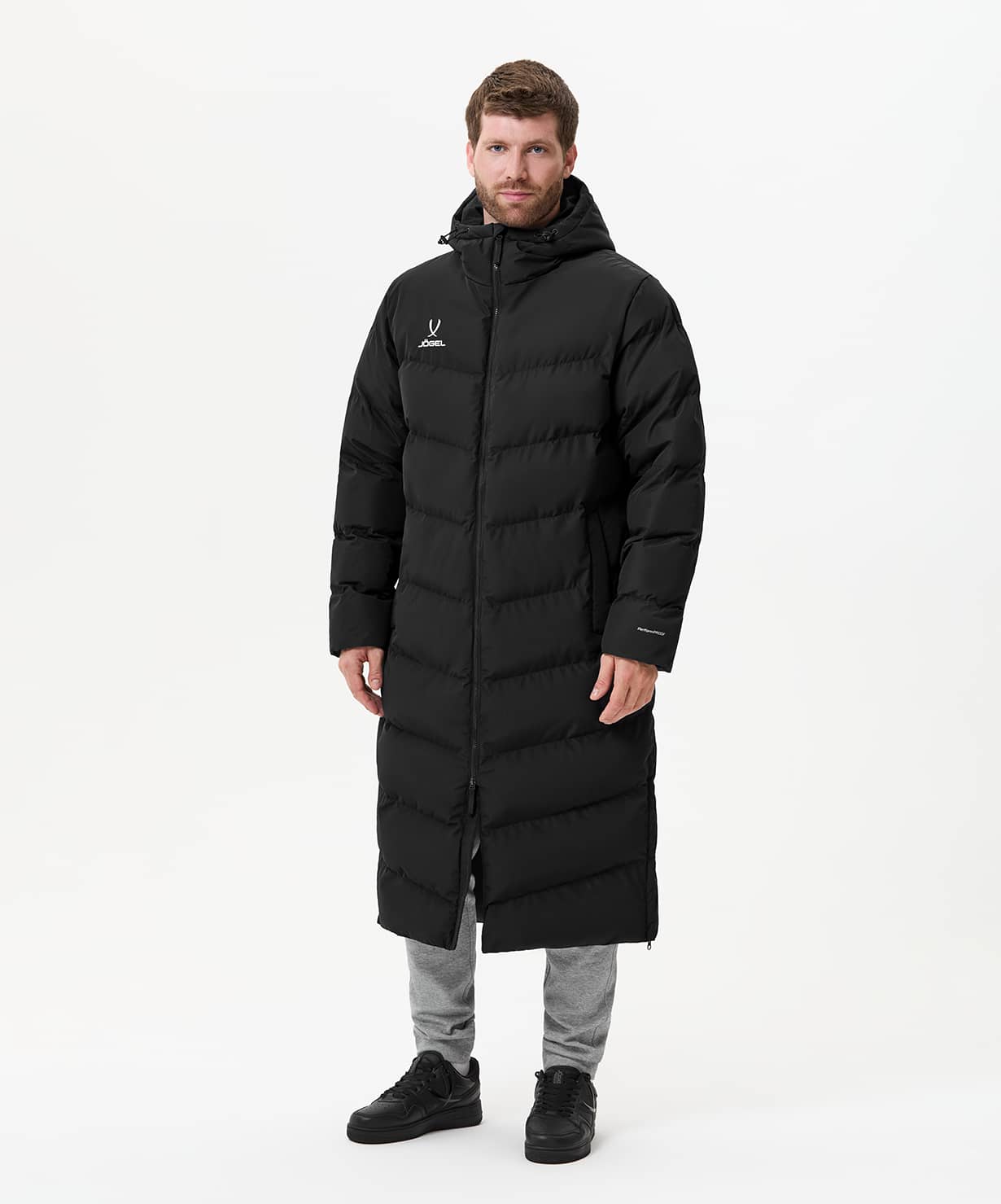 Пальто утепленное Jogel ESSENTIAL PerFormPROOF Padded Coat, черный