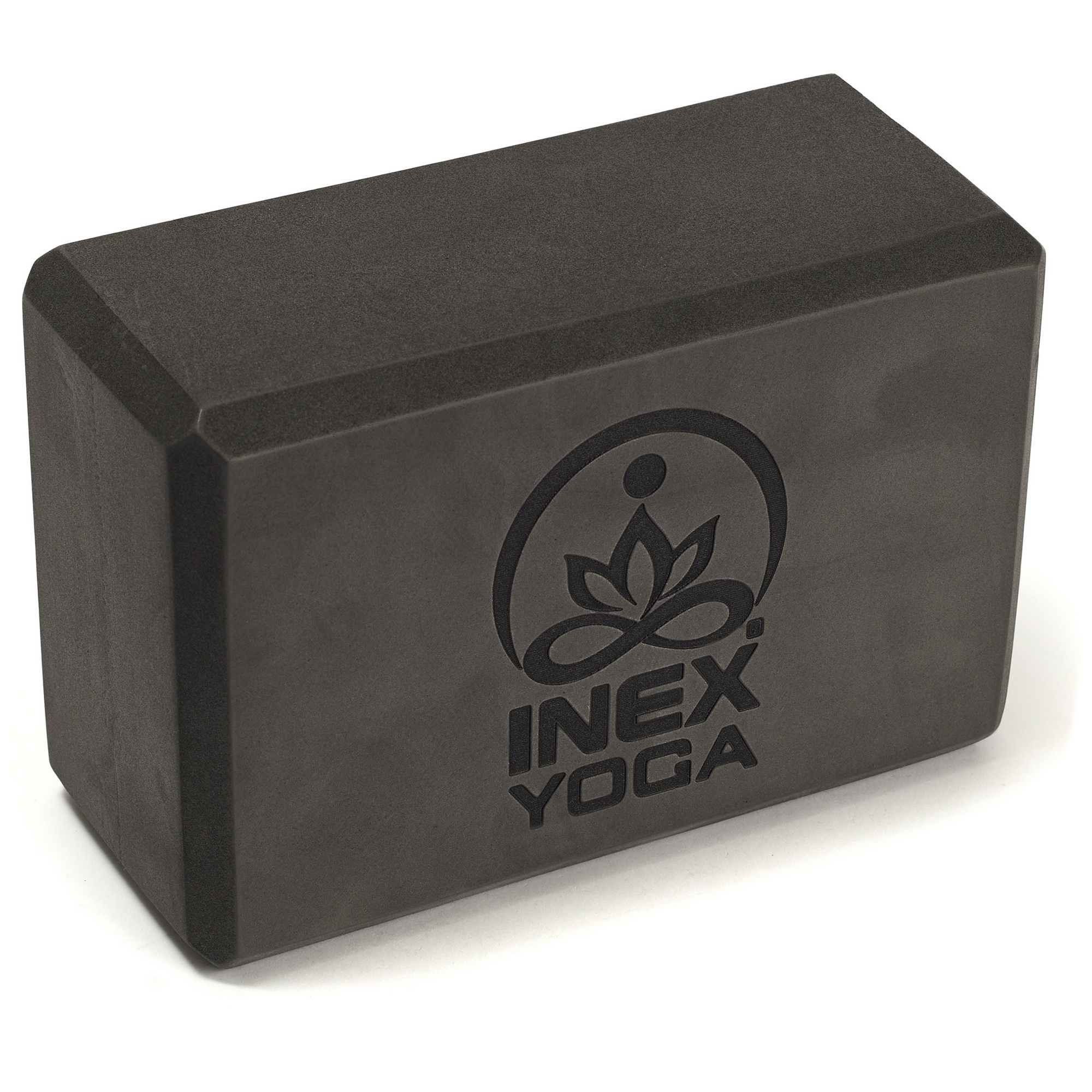 Блок для йоги 23x15x10см Inex Yoga Block EVA 4" YGBK-CG темно-серый