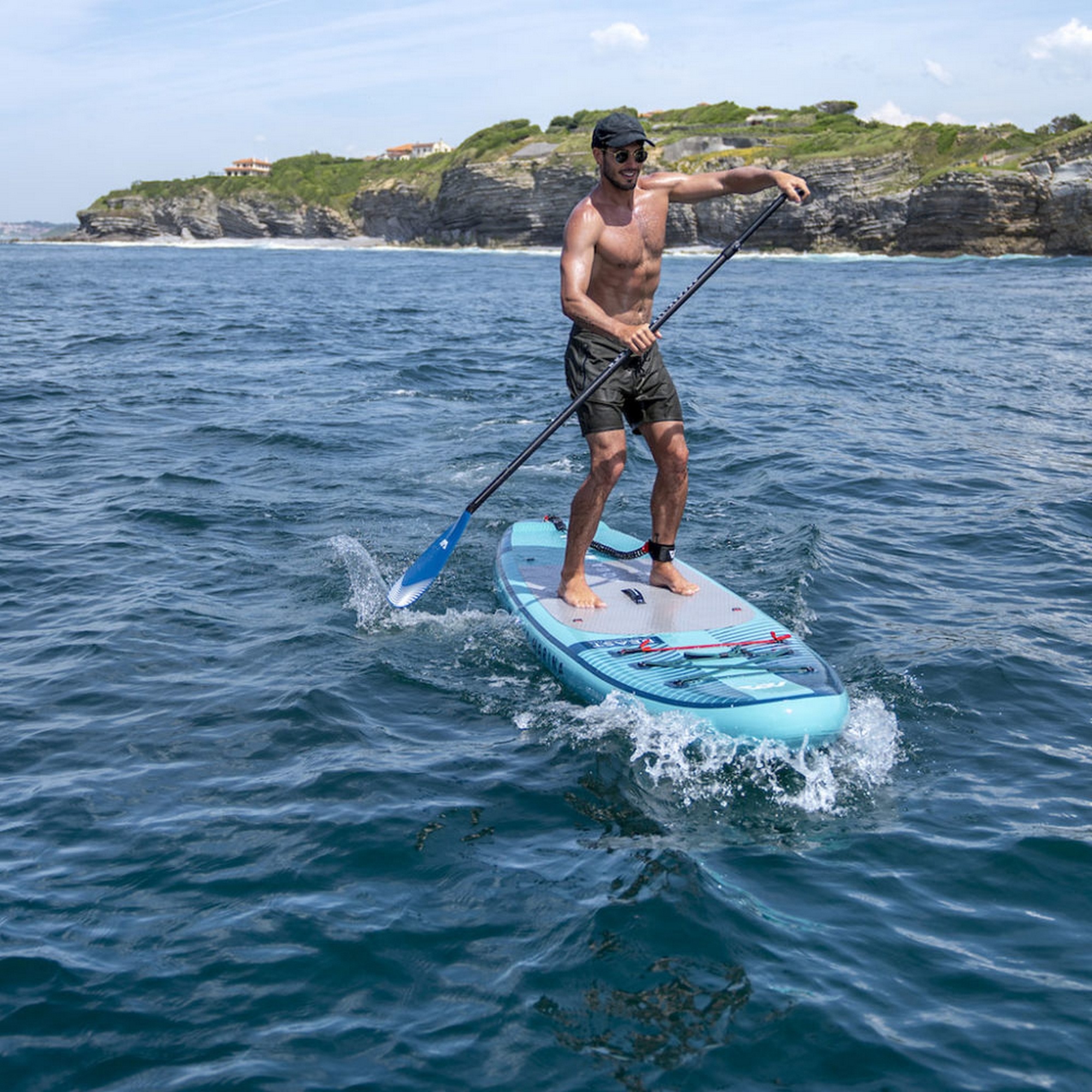 SUP-доска 320х81х15см, насос, весло, лиш, киль, ремнабор, сумка, до 140кг Aqua Marina Beast BT-23BEP