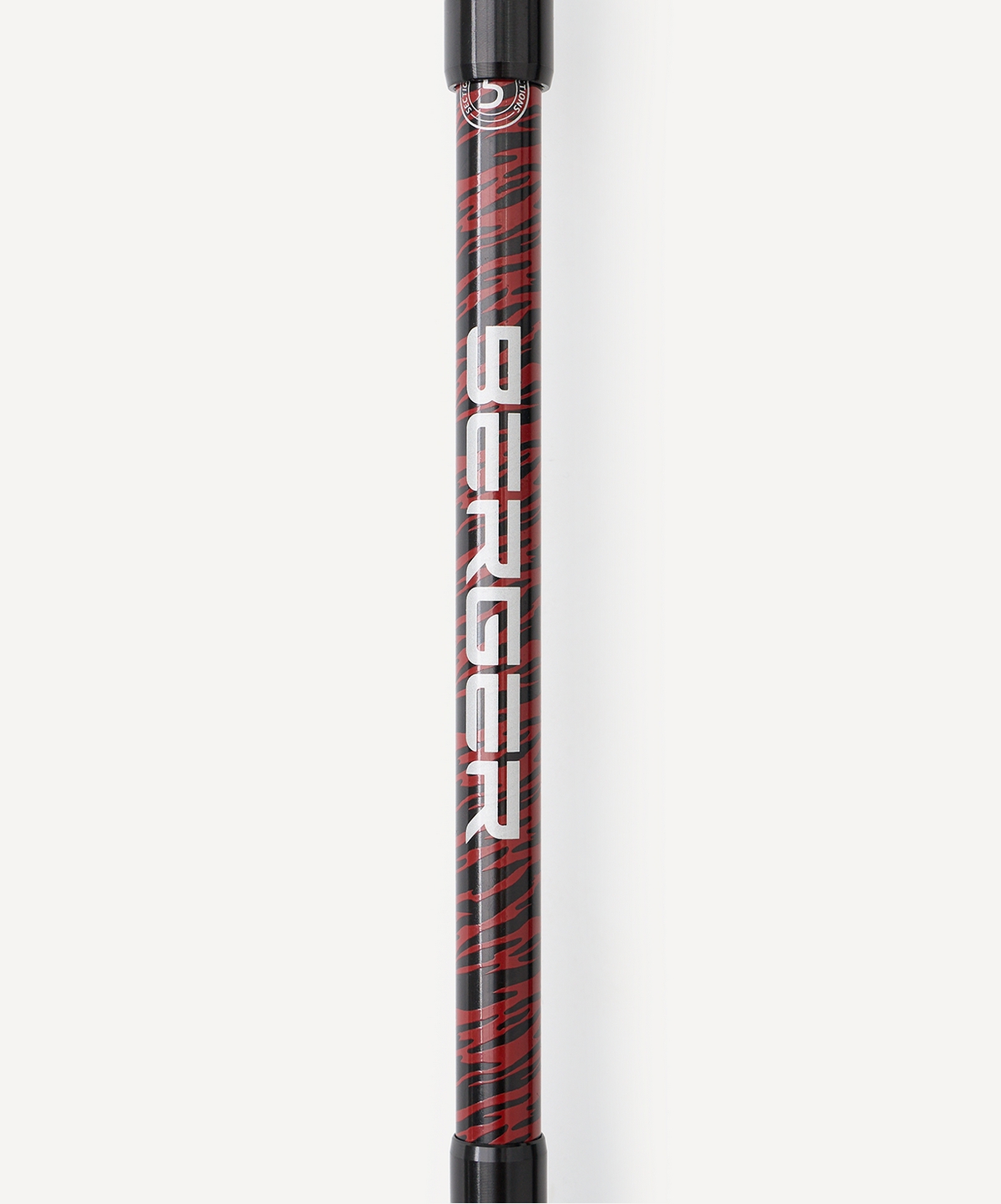 Треккинговые палки, 120-135 см, 5-секционные Berger Hiking Peak Pro, черный\красный