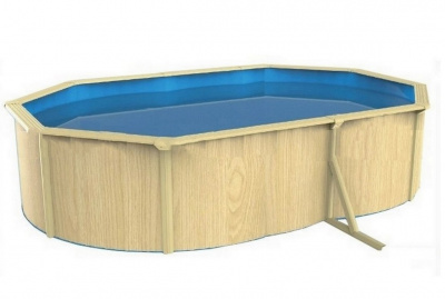 Морозоустойчивый бассейн овальный 910x460x130 см Poolmagic Wood Premium
