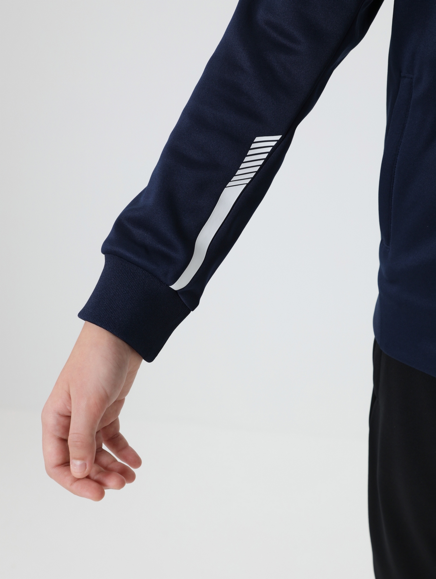 Детская олимпийка Kelme Children's Knitted Jacket (fleece) 7461WT3143-416 Dark Blue