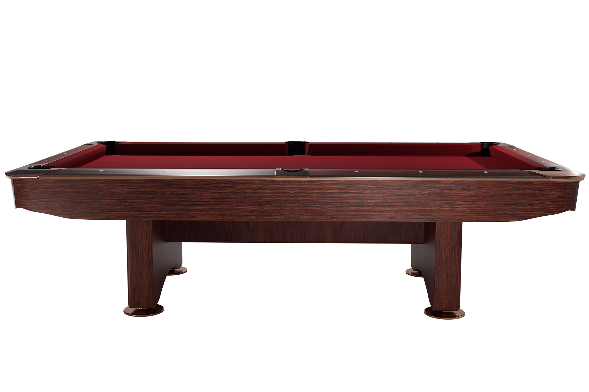 Бильярдный стол для пула, 9 ф, в комплекте, аксессуары + сукно Dynamic Billard Competition II 55.006.09.2 махагон