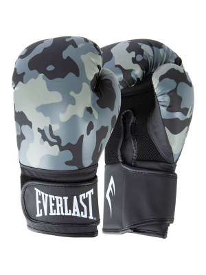 Перчатки тренировочные 16oz Everlast Spark P00002793 серый\камуфляж