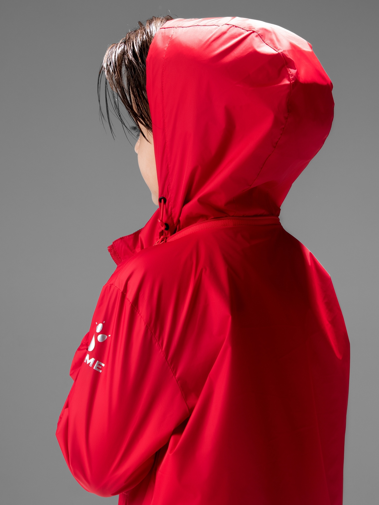 Детская ветровка Kelme Children's Raincoat 3803241-600 Red