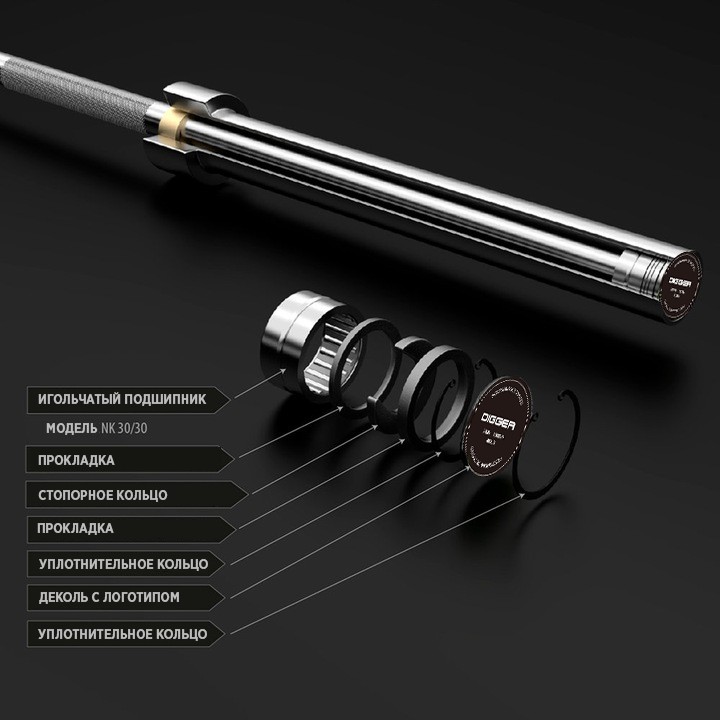 Диск олимпийский полиуретановый 3-х хватовый 5кг Hasttings Digger HD51C3A-5