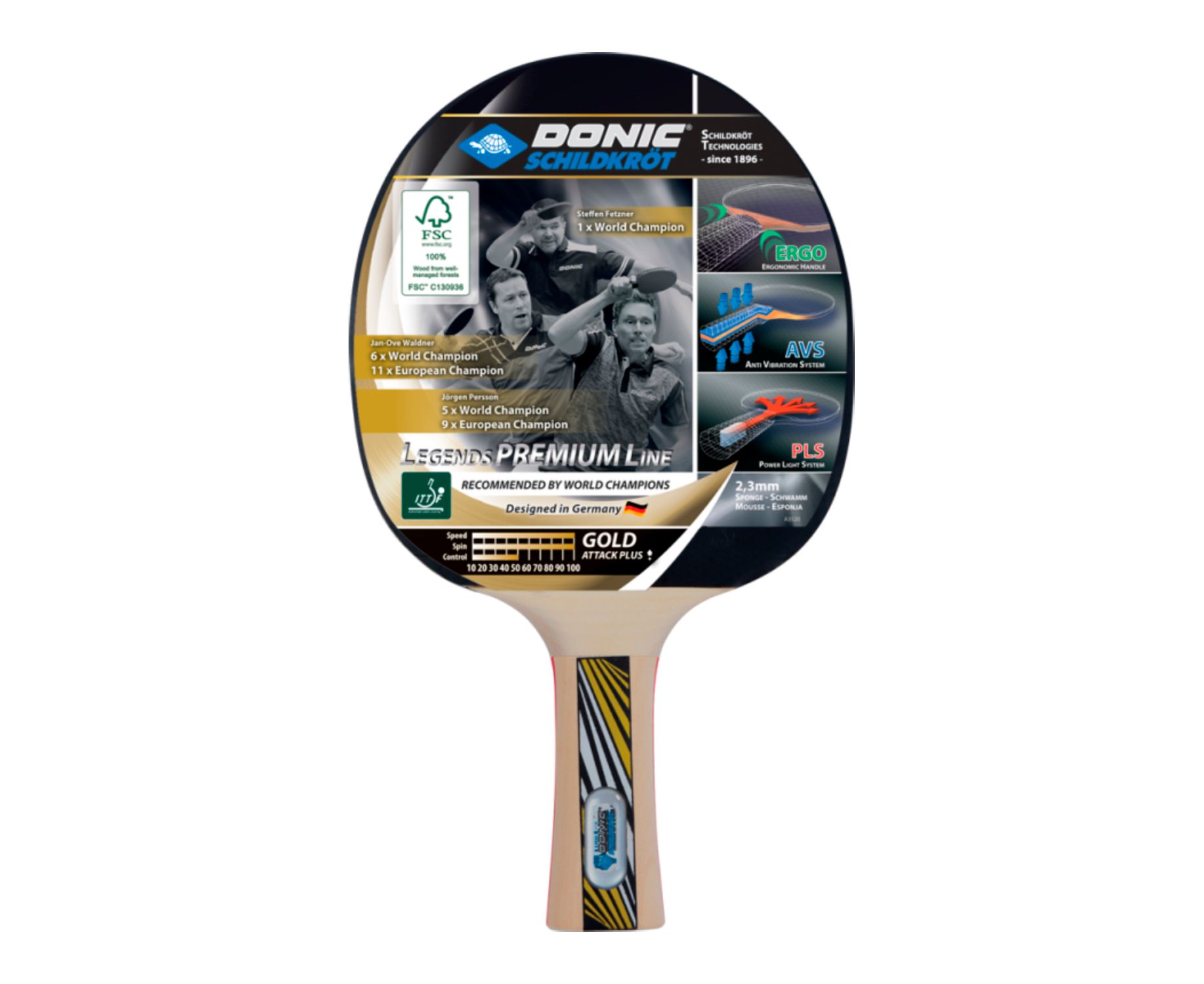 Ракетка Donic Legends GOLD 754431