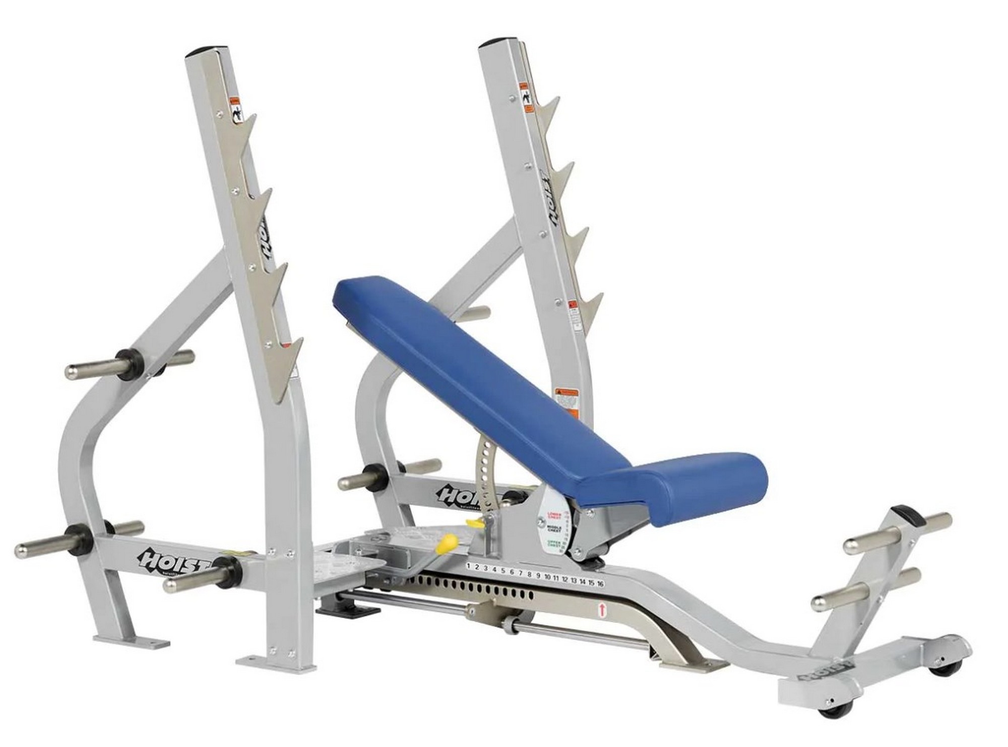 Олимпийская скамья с регулировкой наклона Hoist CF-2179 | Premium Fitness