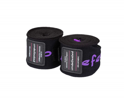 Бинты боксерские, длина 4,5 м Clinch Boxing Hand Wrap Undefeated C240 черный