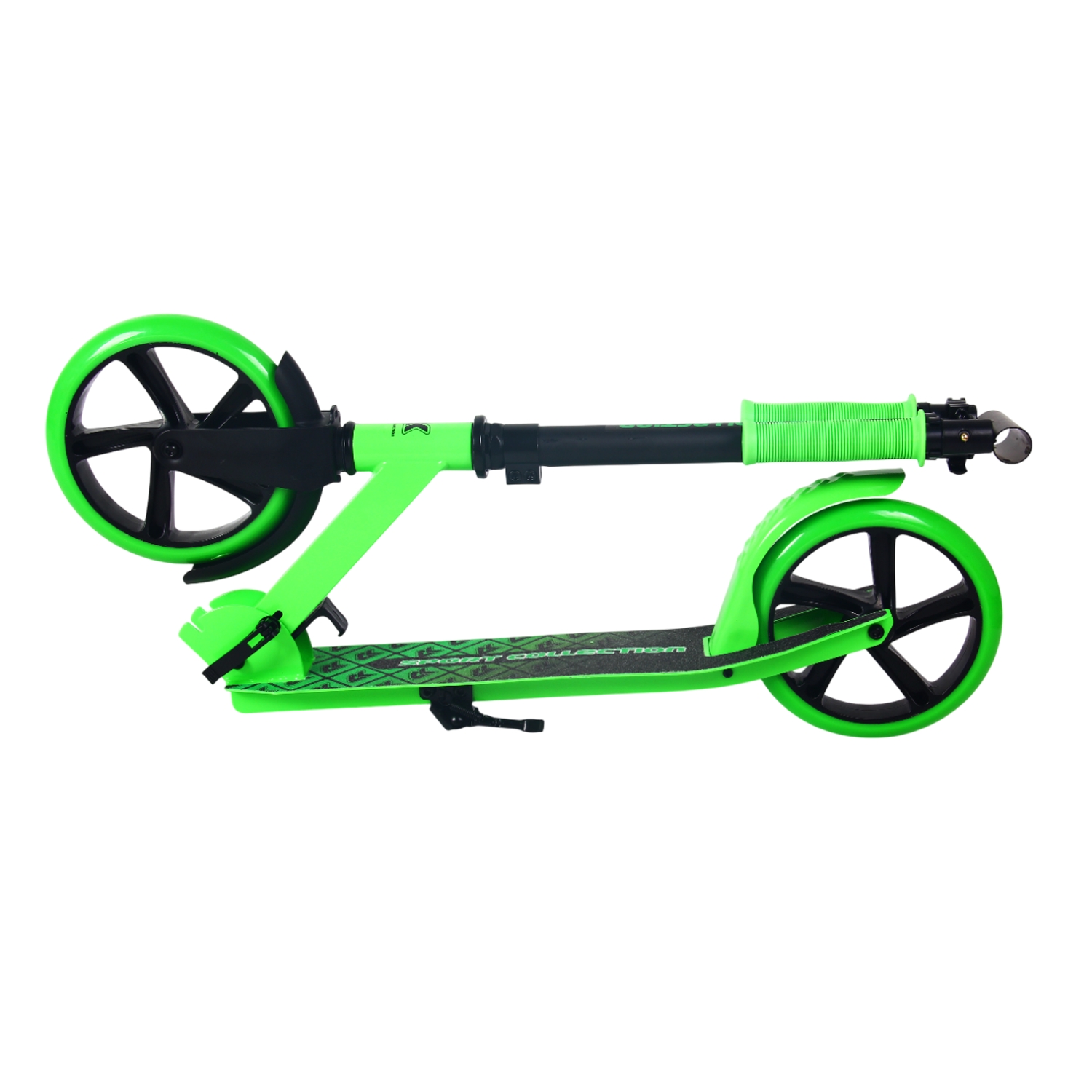 Самокат 200мм Sport Collection CK-SA200-2 green (фонарь и наклейка в подарок)
