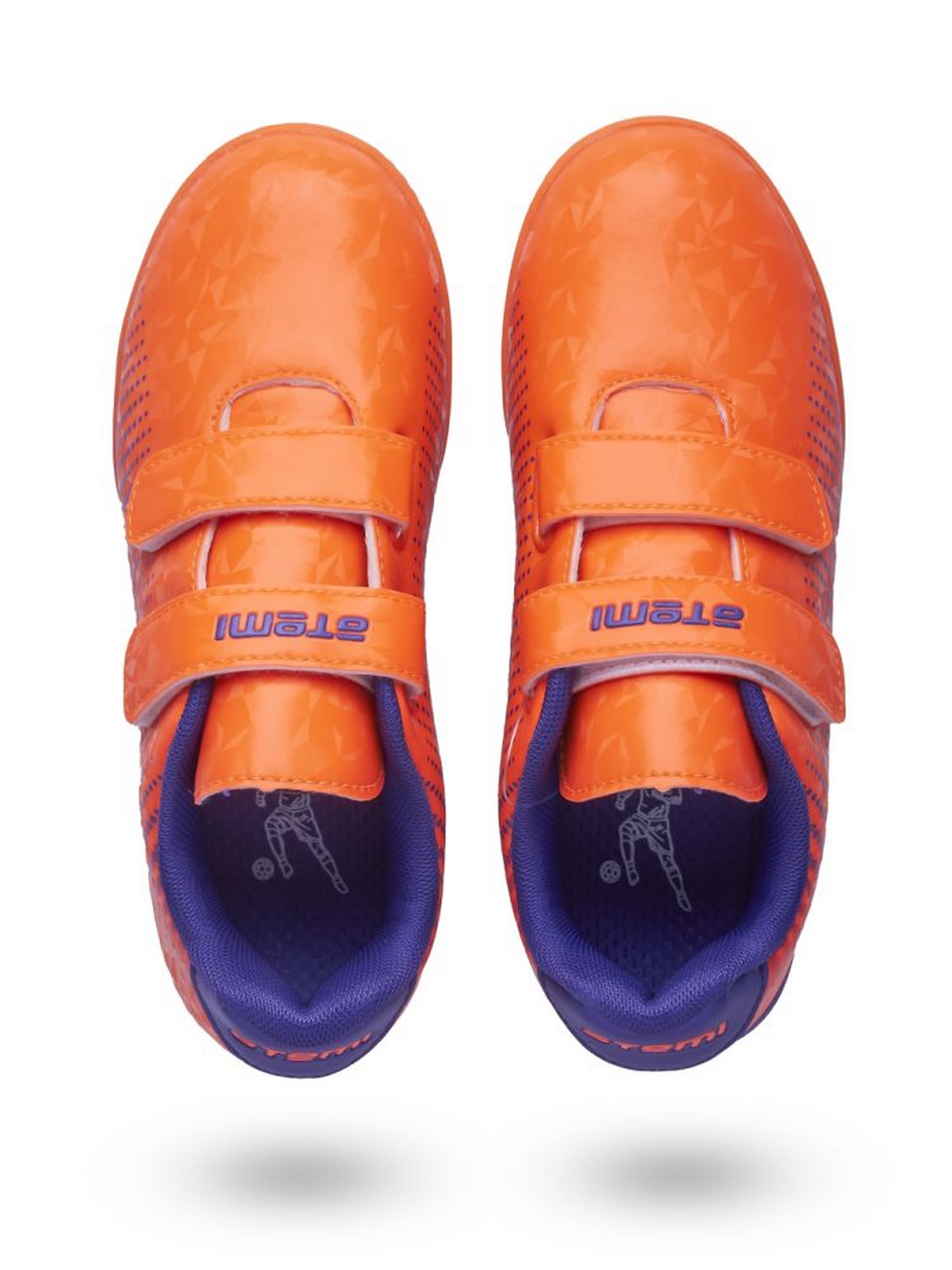 Бутсы футбольные Atemi INDOOR KIDS SBA-006 оранжевый\фиолетовый