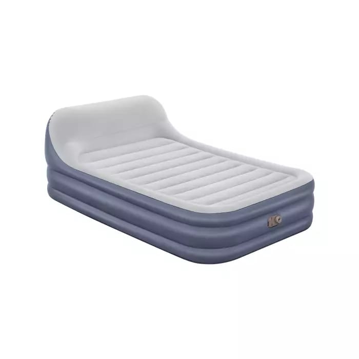 Надувная кровать 152х226х84(46)см SleekFlow с изголовьем, встр.нас. 220В Bestway 67923