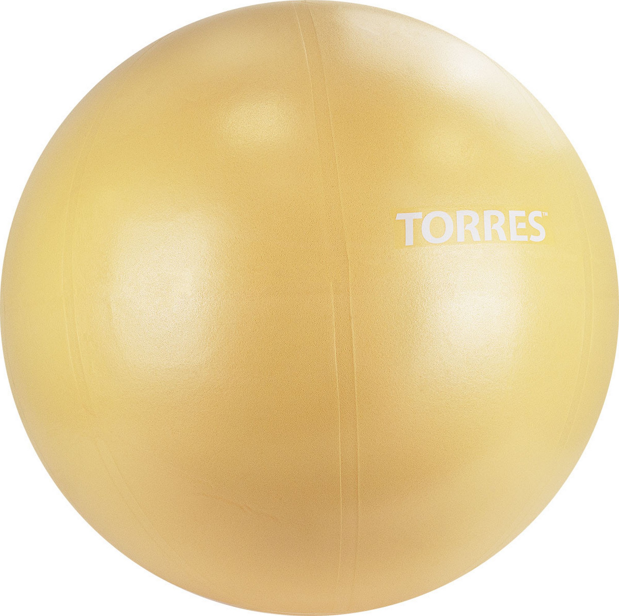Мяч гимнастический d65 см Torres с насосом AL122165BG песочный