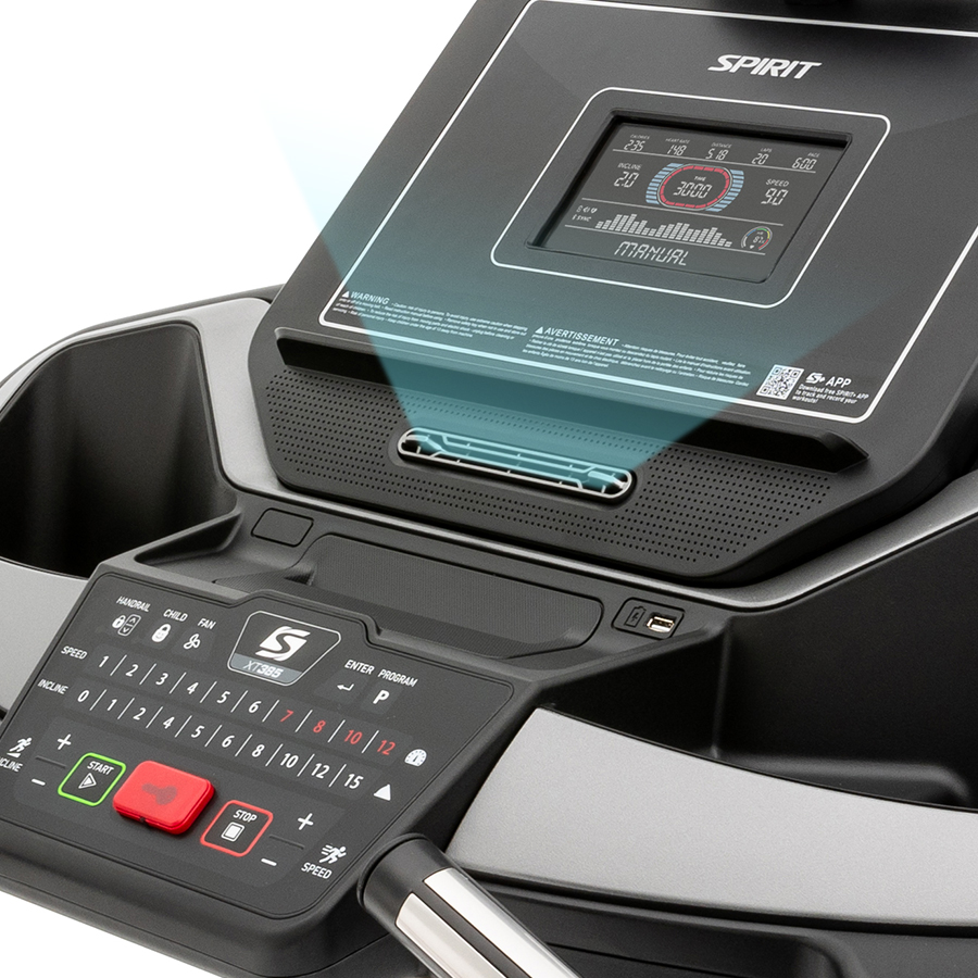 Беговая дорожка SPIRIT XT385 Black