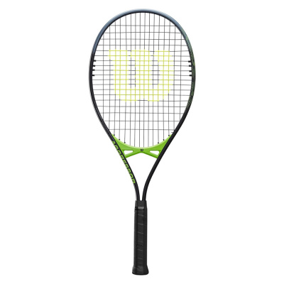 Ракетка для большого тенниса, для любителей, алюминий,со струнами Wilson Aggressor Gr3 WR147610U3 черно-зеленый