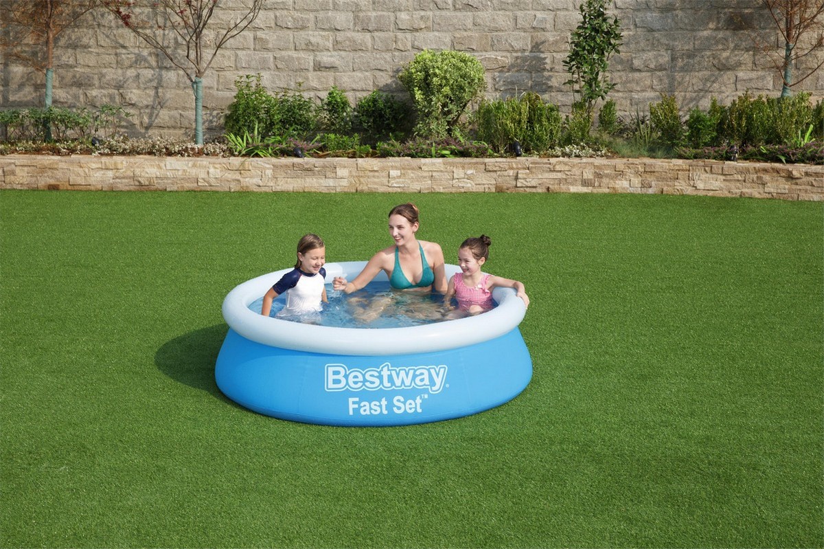 Бассейн с надувным бортом Bestway 183х51см 57392