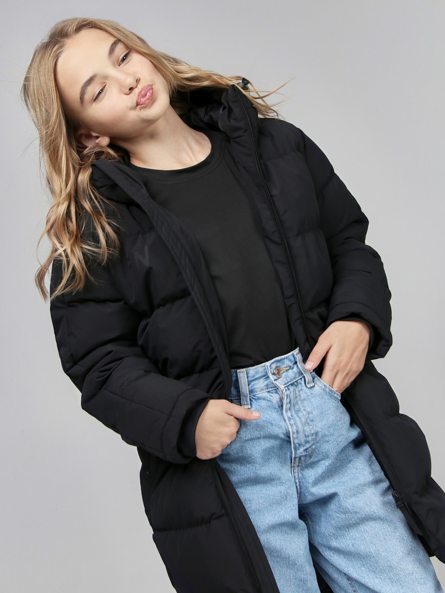 Детский пуховик FN Snowfall Long Kid KFN4201001-000 Black