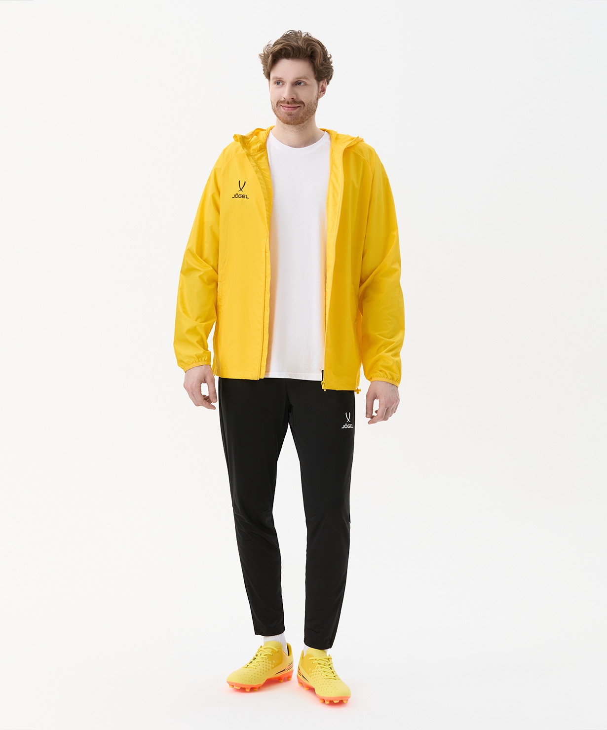 Куртка ветрозащитная Jogel CAMP Rain Jacket, желтый
