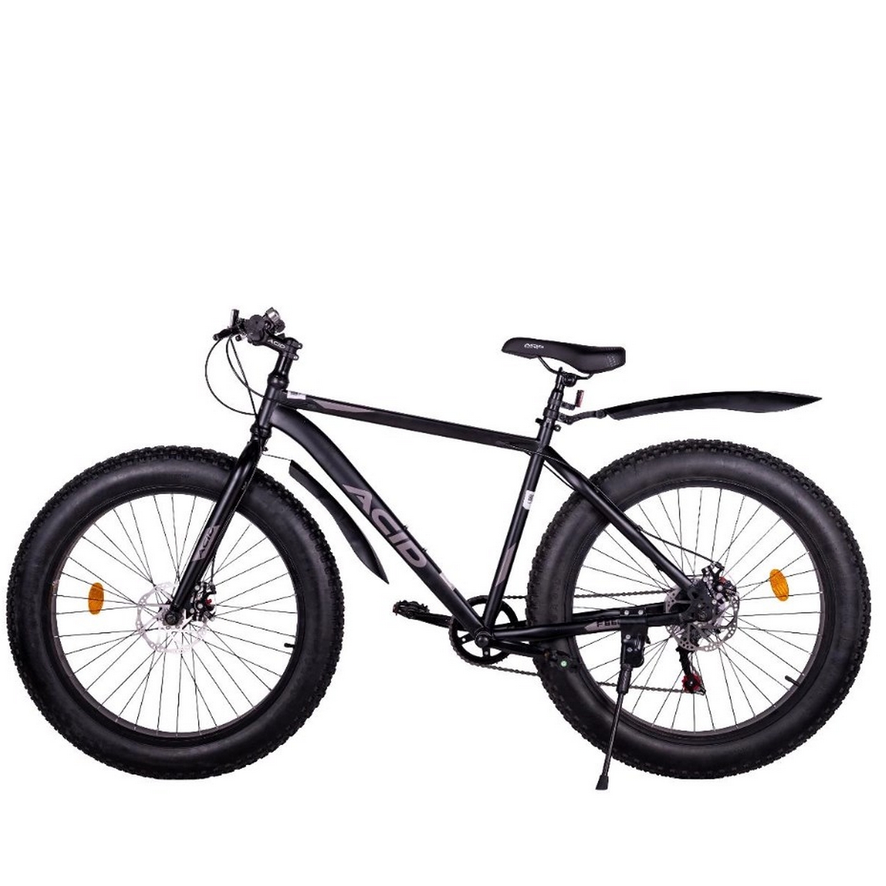Велосипед 26" Acid F 660 D Black 053971 Flat\Dark Gray