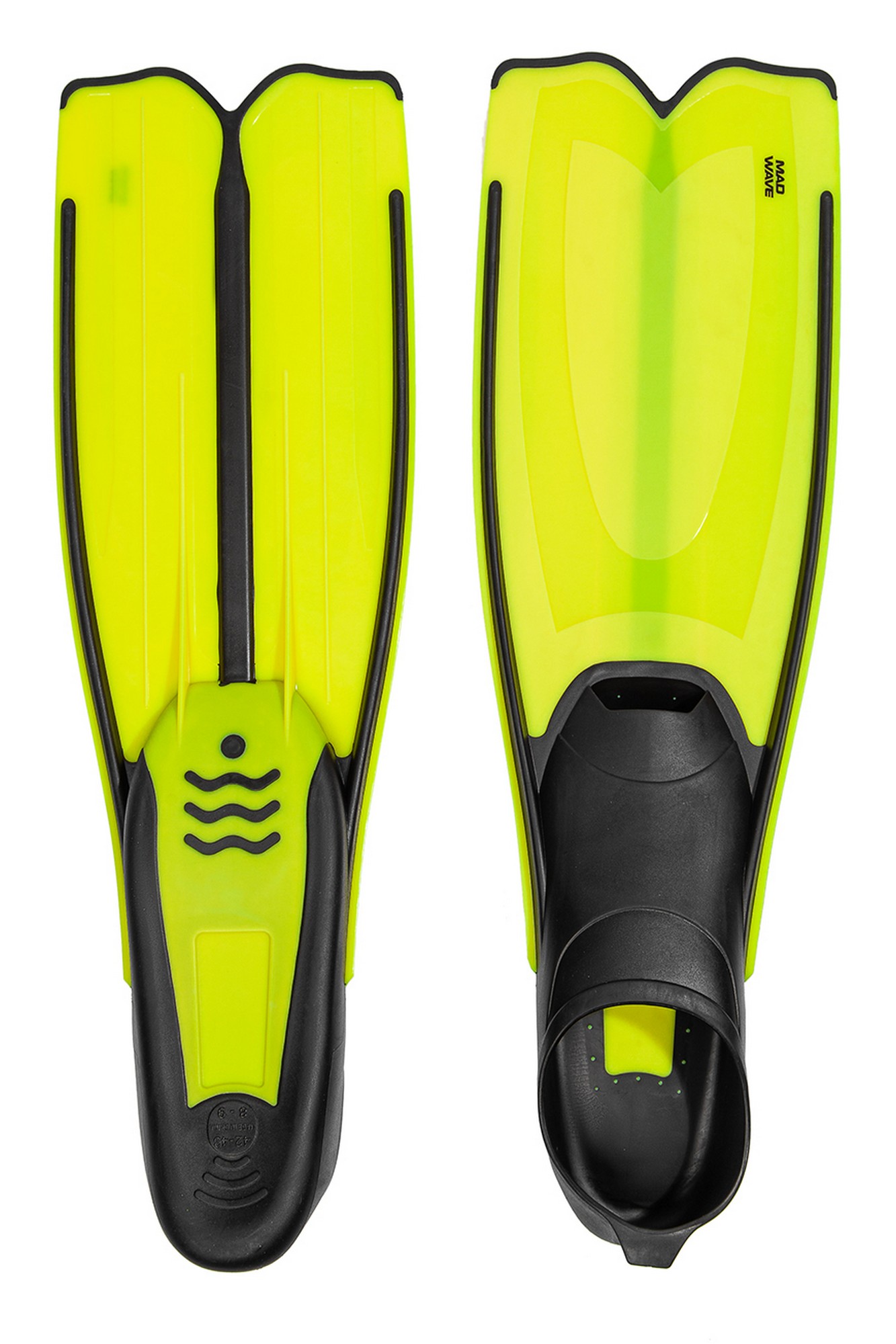 Ласты Mad Wave Vector II junior M0640 04 06W желтый