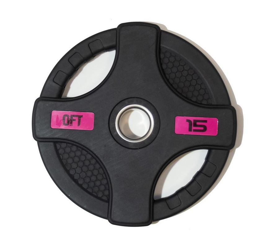 Штанга олимпийская 180 кг Original Fit.Tools диски с двумя хватами
