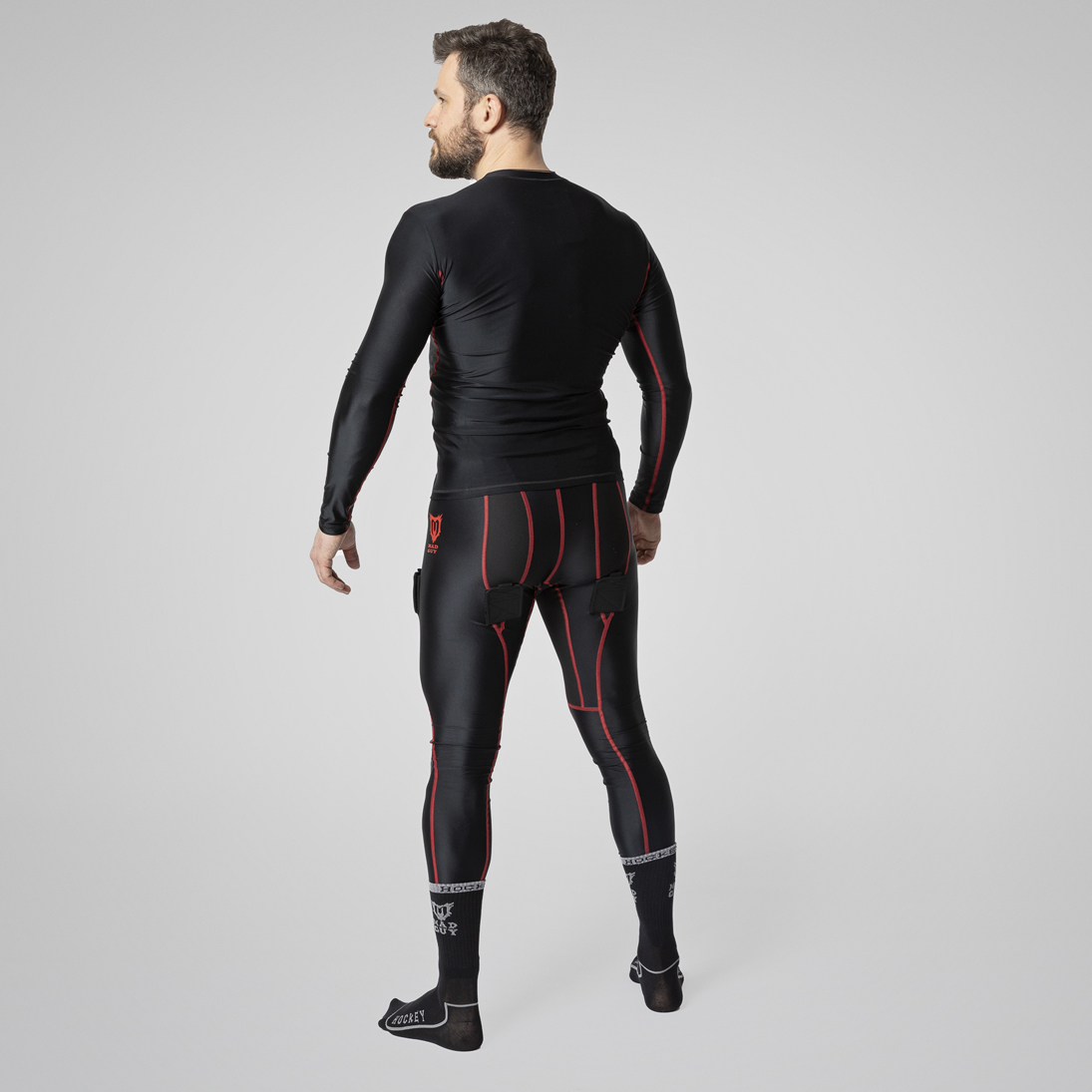 Футболка с длинным рукавом Mad Guy Pro Compression SR черный\черный
