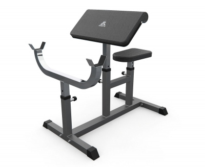 Скамья Скотта DFC HomeGym UB009G, серый | Premium Fitness