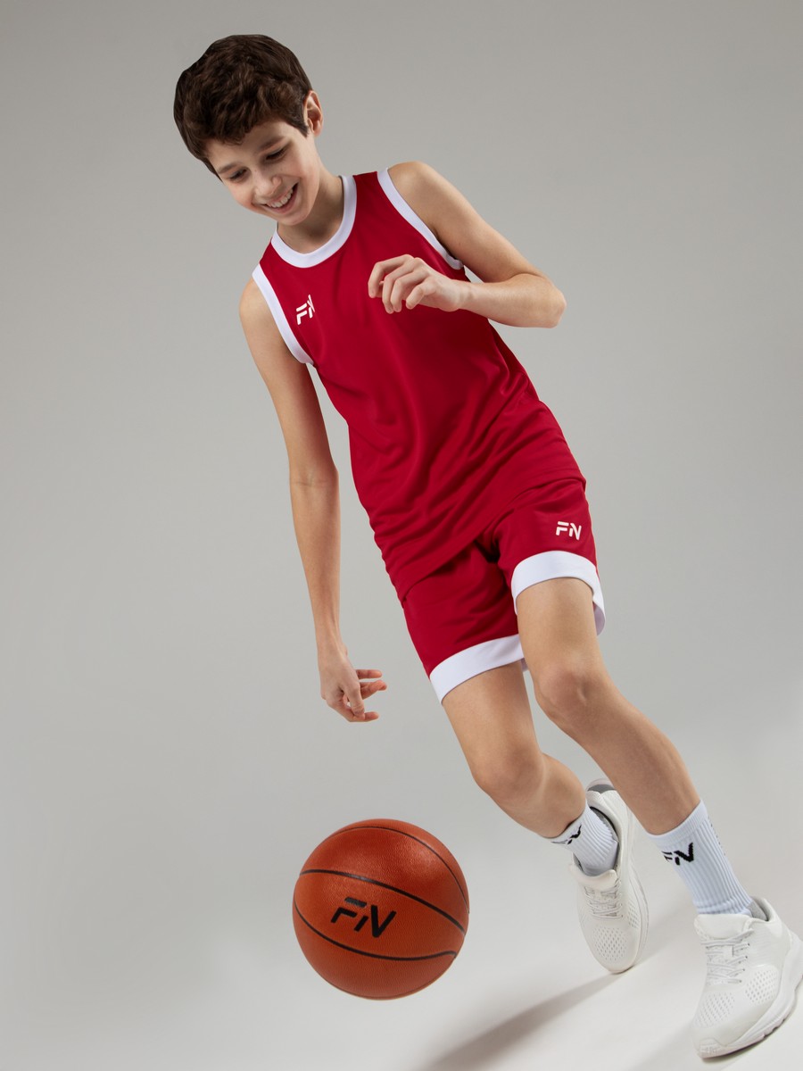 Детская баскетбольная форма FN Slam Kid KFN4271005-600 Red