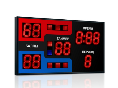 Табло для греко-римской и вольной борьбы Импульс 715-D15x10-S8