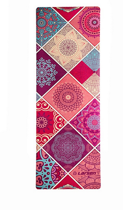 Коврик для фитнеса и йоги, microfiber, 183х61х0,3см Larsen Style 1