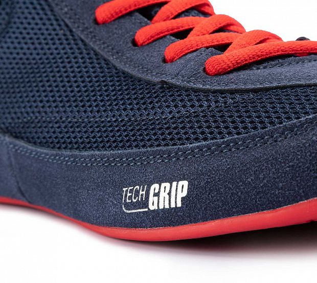 Борцовки Clinch Grip сине-красные C420