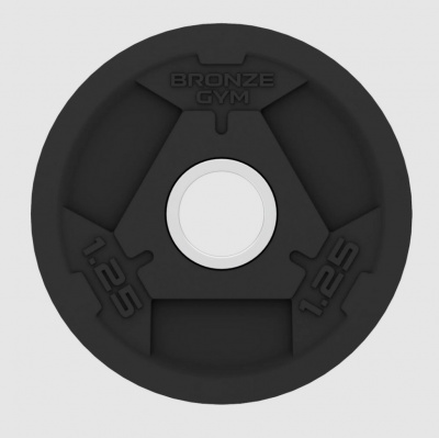 Диск олимпийский обрезиненный 1,25 кг Bronze Gym BGPLR012