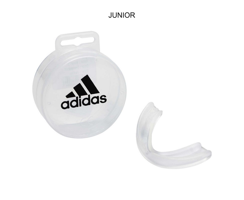 Капа одночелюстная Adidas Single Mouth Guard прозрачная adiBP09
