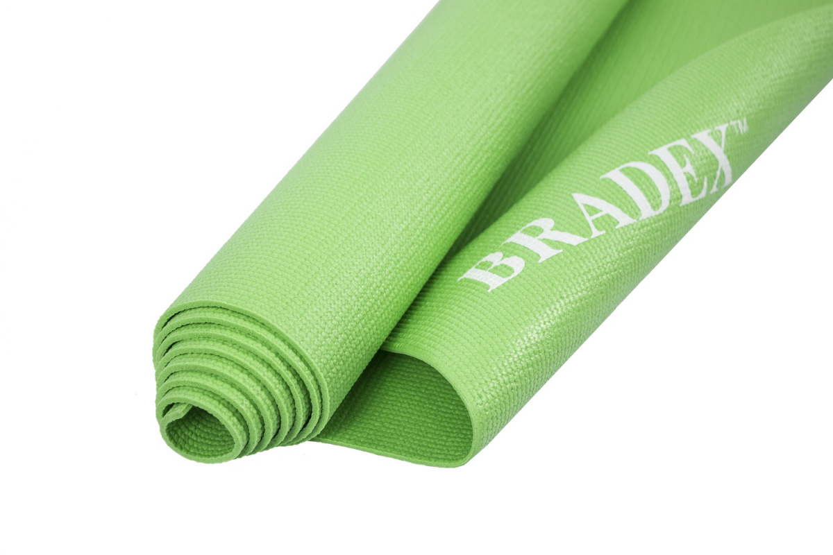 Коврик для йоги и фитнеса 183x61x0,4см Bradex SF 0682 зеленый