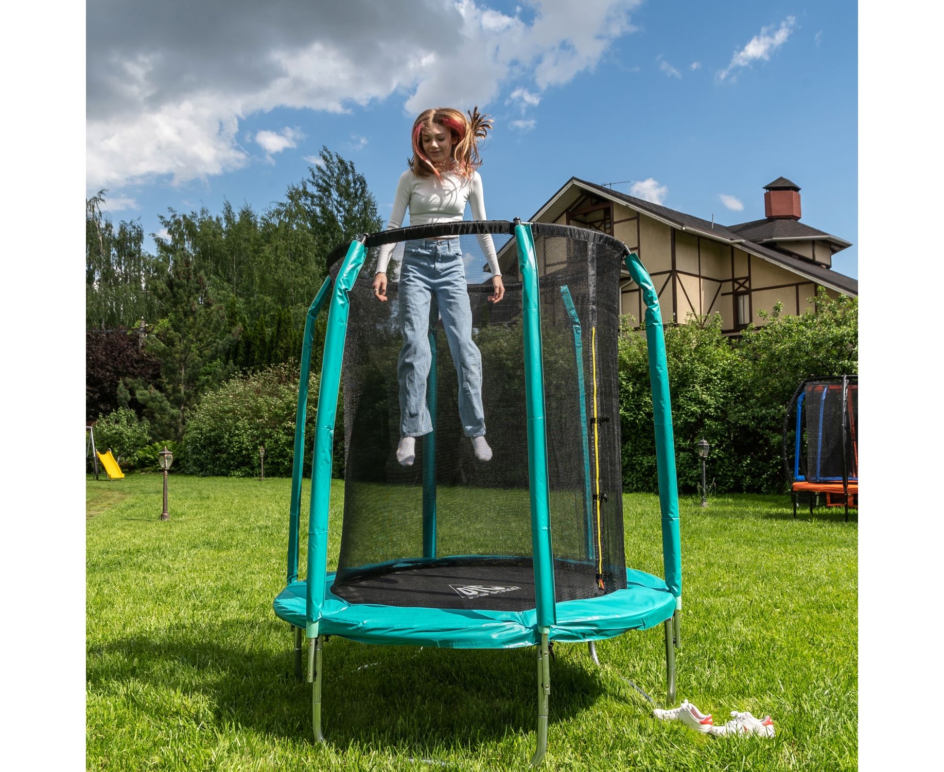 Батут DFC Jump Street 16ft внутр.сетка (488cм) 16FT-JST-E