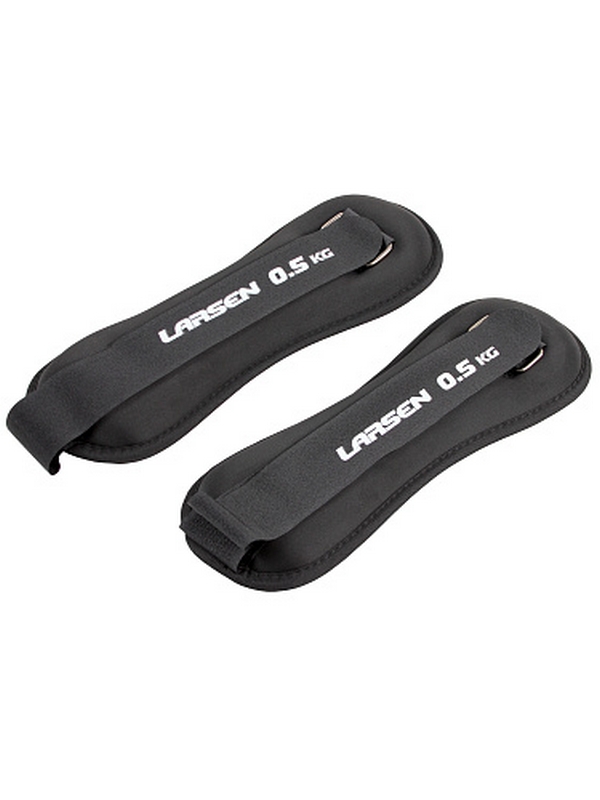 Утяжелители для рук и ног 2х0,5 кг Larsen ECE 071 black