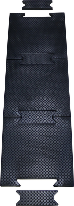 Коврик резиновый 500х500х30 мм, черный Profi-Fit