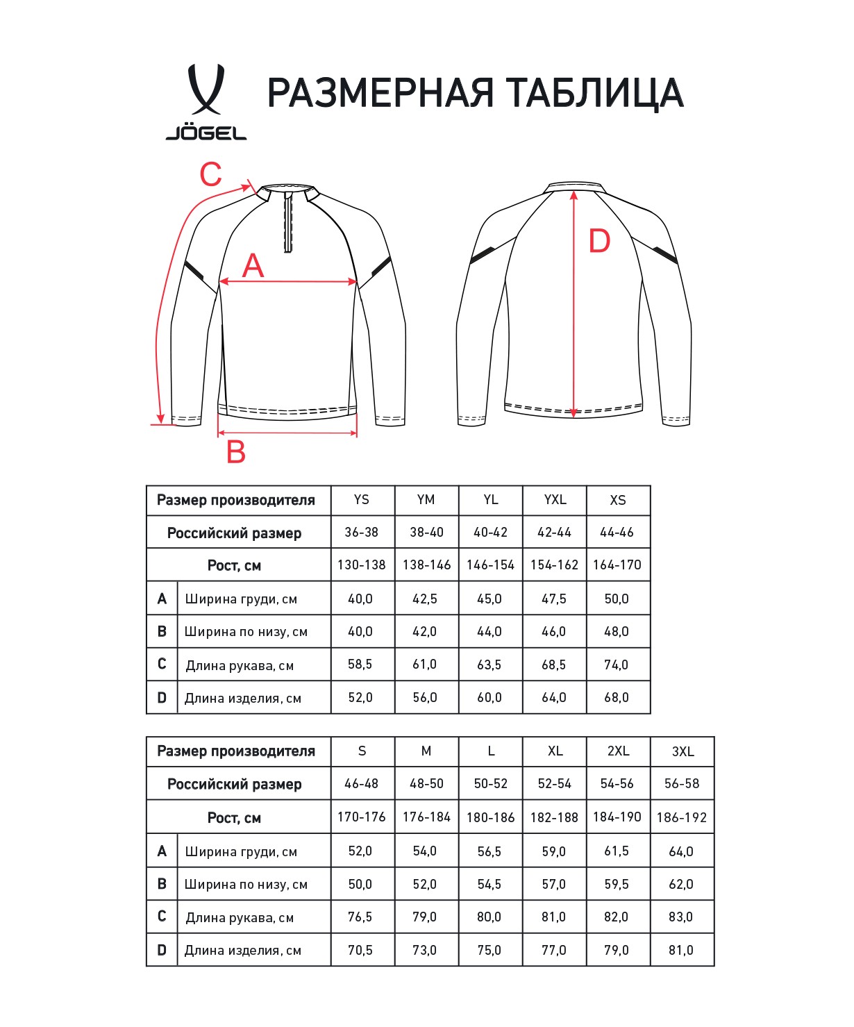 Джемпер тренировочный Jogel CAMP 2 Training Top, черный, детский