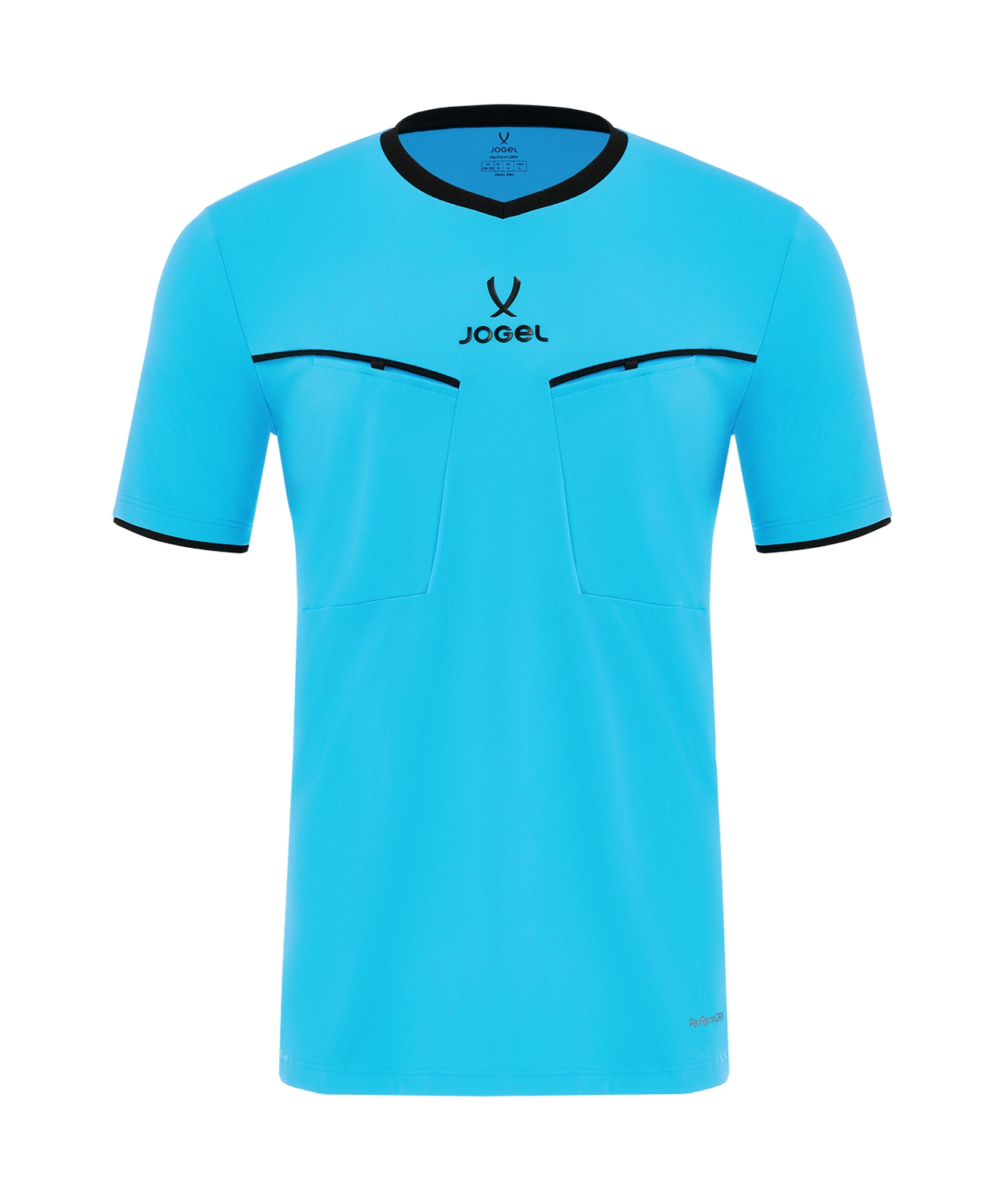 Футболка судейская Jogel DIVISION PerFormDRY Referee SS Tee 2.0, голубой
