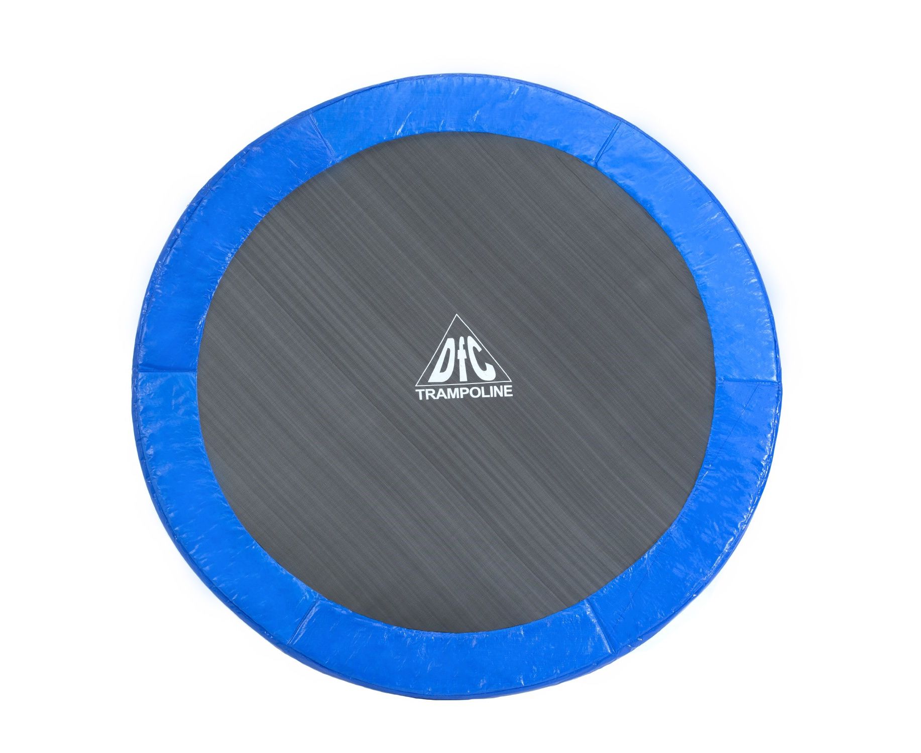 Батут DFC Trampoline Fitness 14ft наружн.сетка (427см) 14FT-TR-B синий