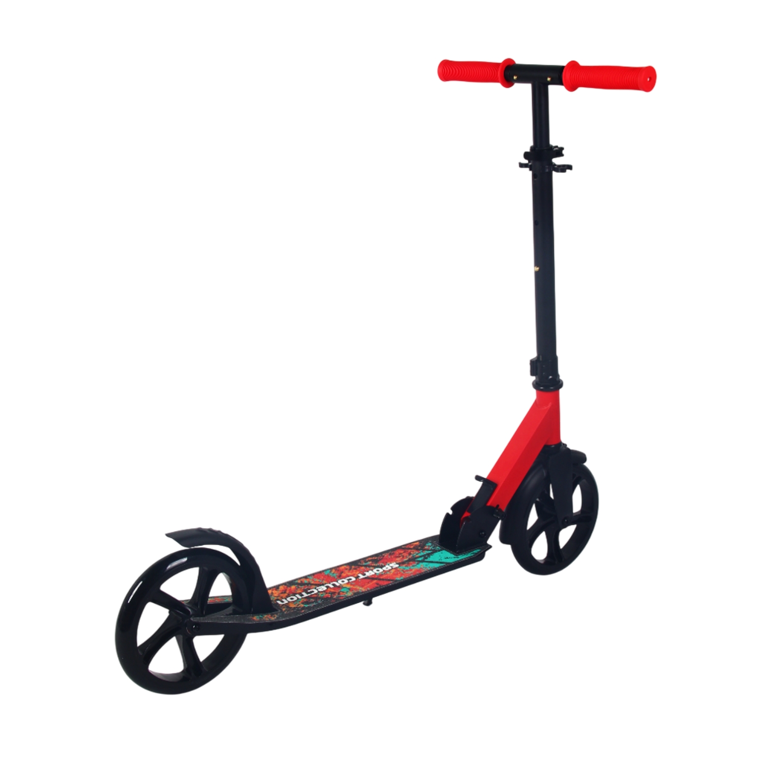 Самокат 200мм Sport Collection CK-SA200-5 black (фонарь и наклейка в подарок)