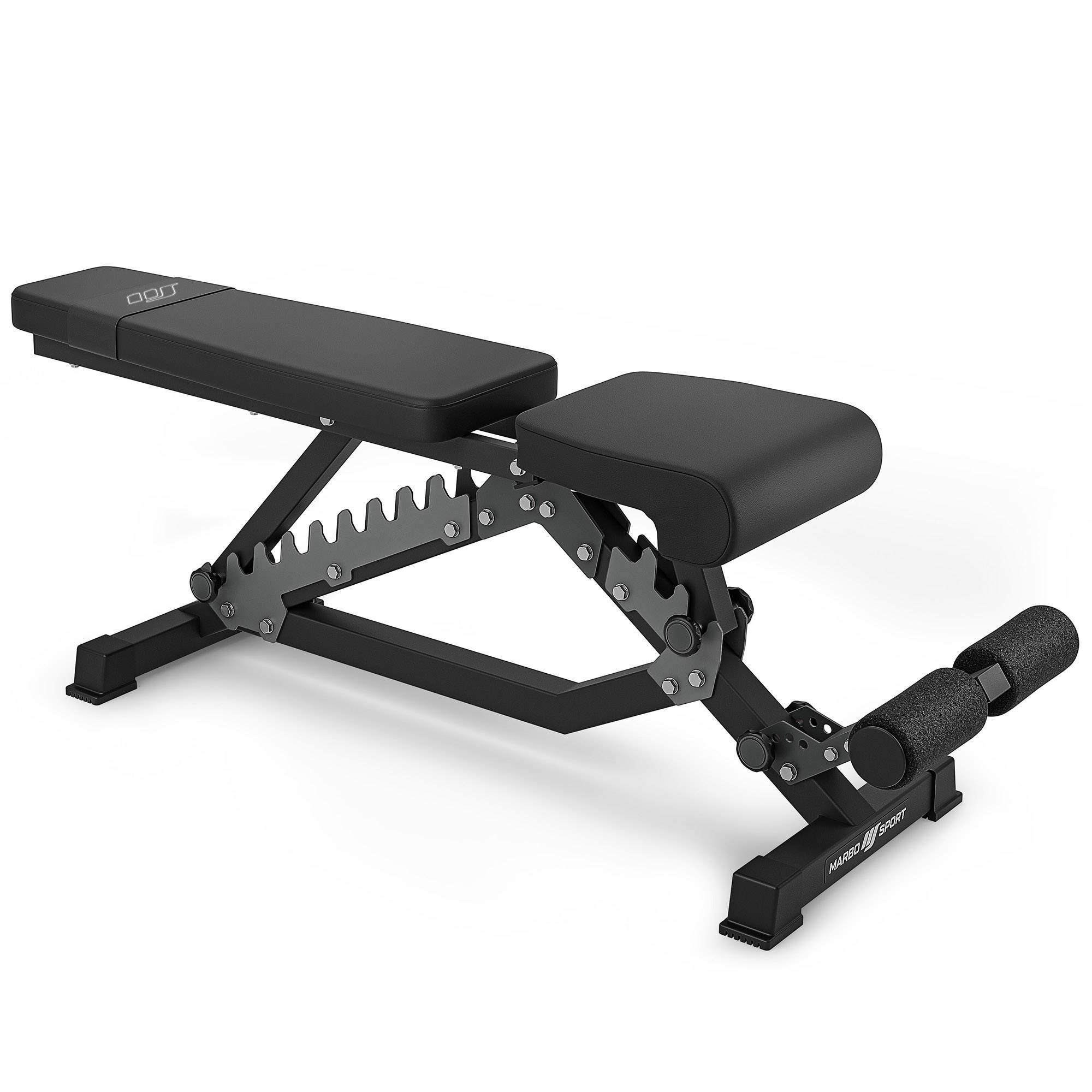 Скамья регулируемая с валиком для ног Marbo MS-L101 2.0 | Premium Fitness