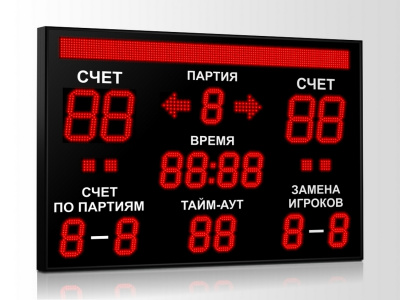 Табло для волейбола Импульс 721-D21x4-D15x11-S8x128xP10-S4-A2