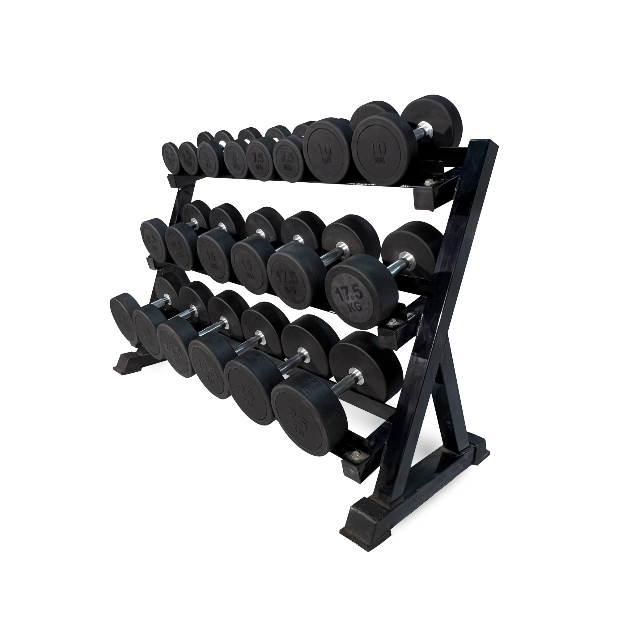 Стойка для гексагональных гантелей UnixFit DumRack Hexagon PRO (300 кг) DBRKHEXPBK300