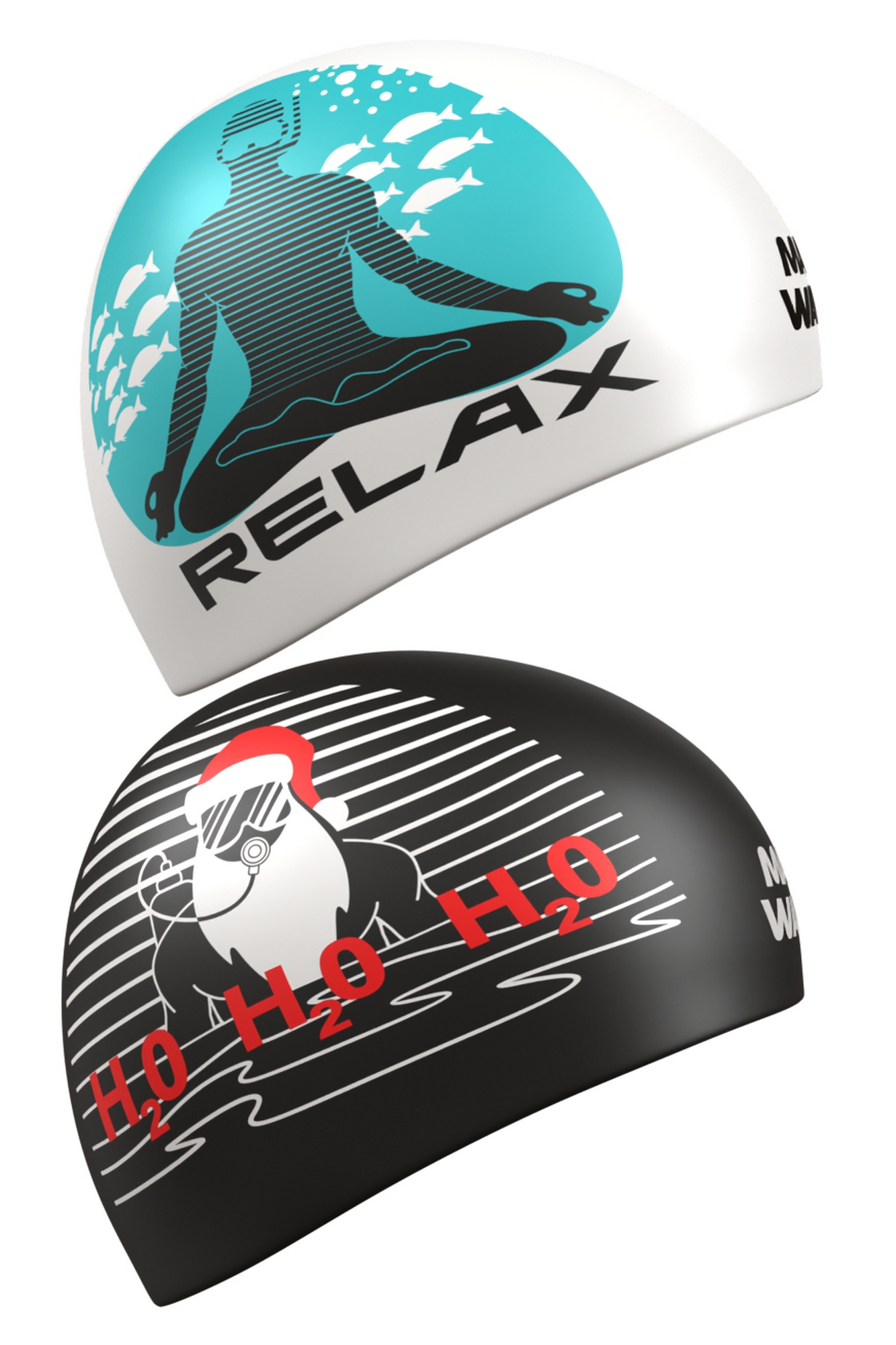 Силиконовая шапочка Mad Wave Reverse Diver M0554 35 0 00W Белый