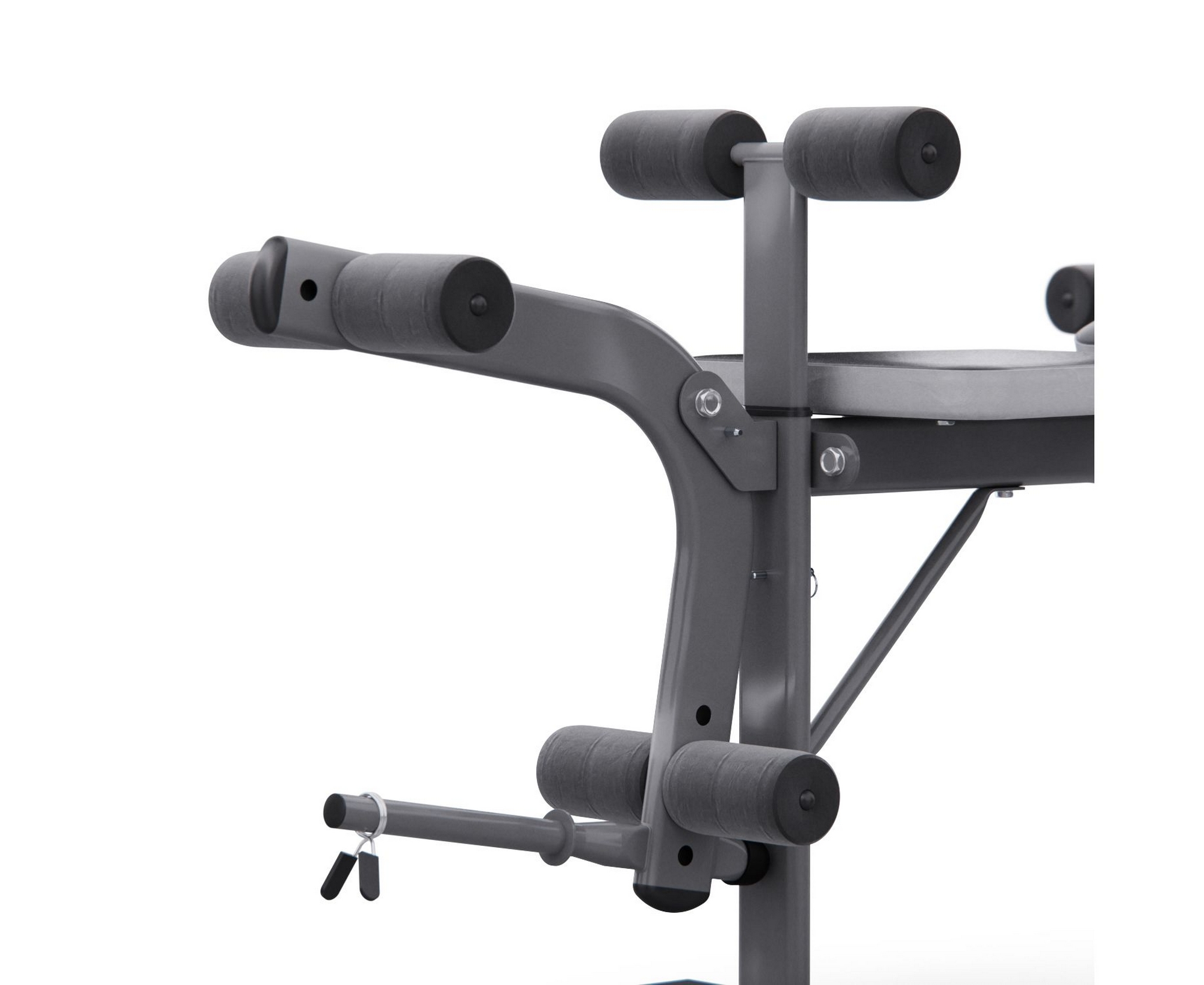 Скамья со стойками под штангу DFC D703 | Premium Fitness