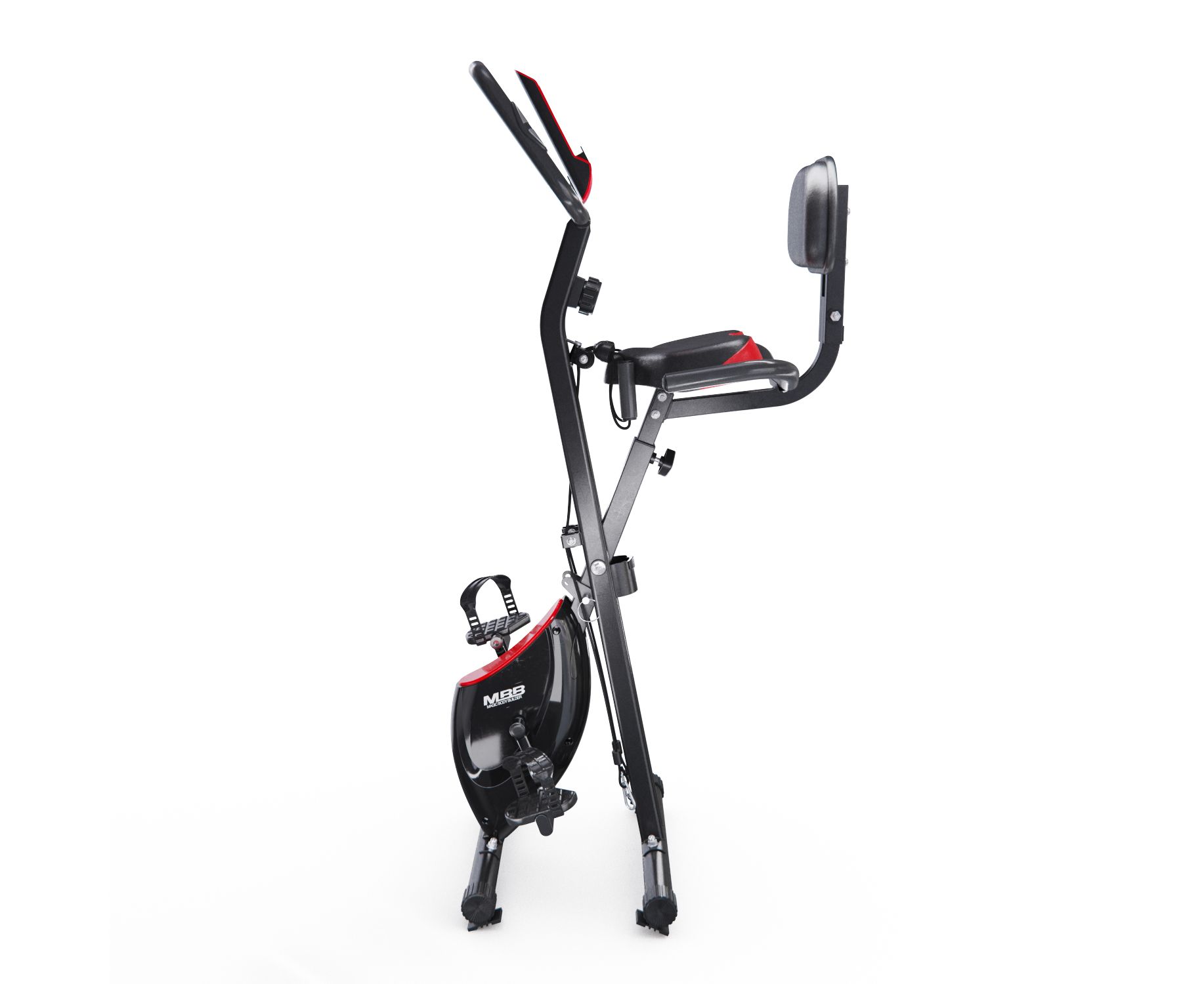 Велотренажер X-Bike DFC MBB с эспандерами LS-623-X черно-красный