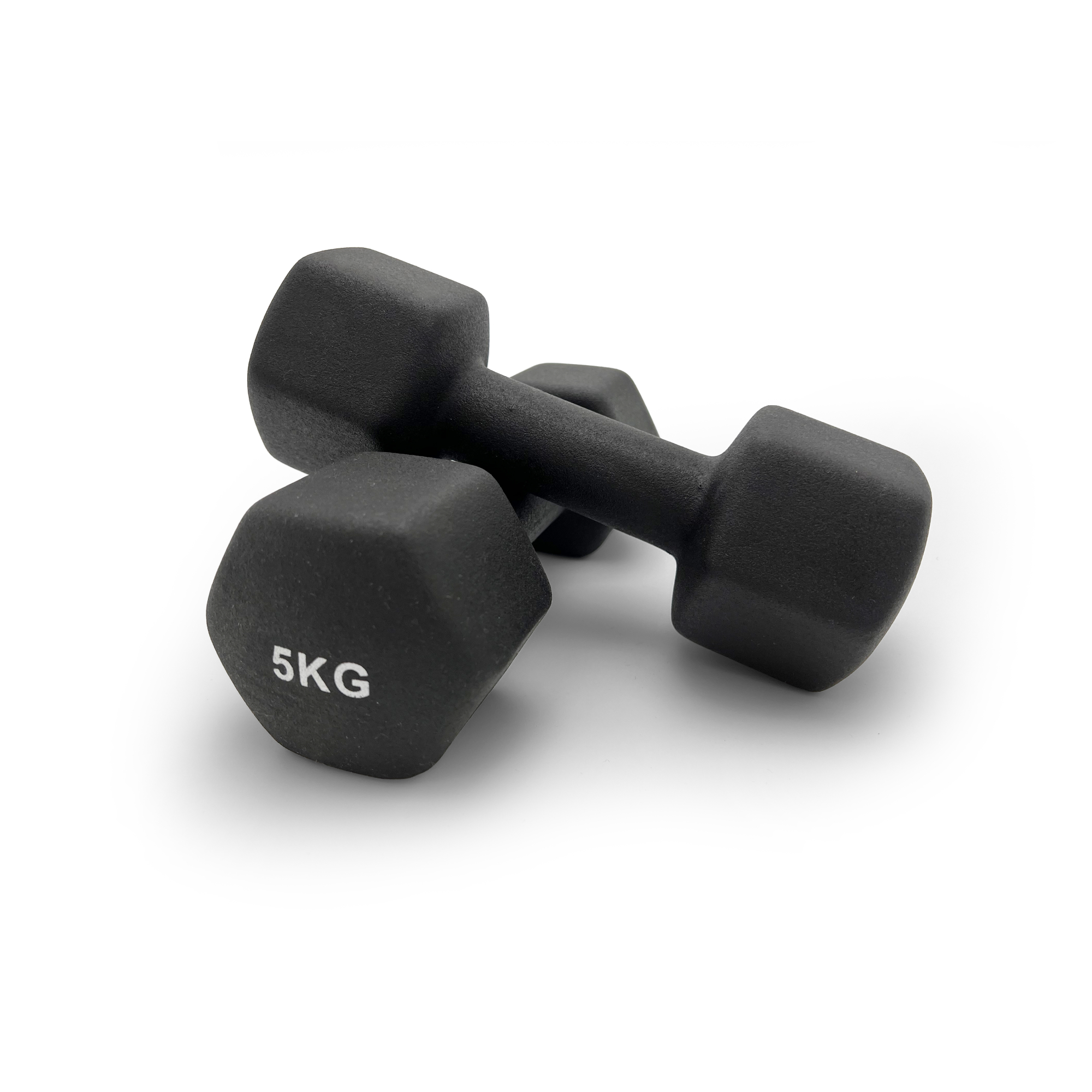 Гантель неопреновая 5 кг UnixFit DBNEO5BKx2 2 шт, Black