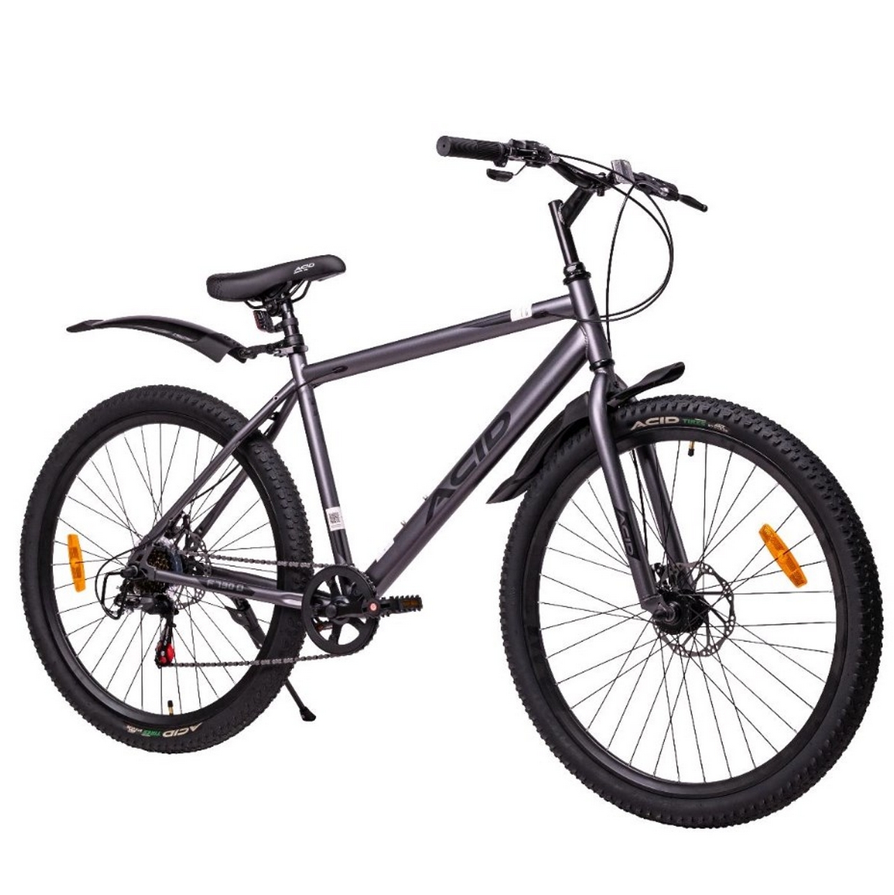 Велосипед 27,5" Acid F 730 D Gray 053976 Flat\Black